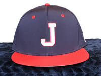 Image 4 of Classic 2 Tone 'J' Hat