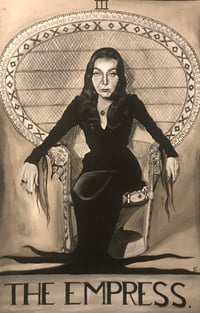 Image 1 of Mortitia as "The Empress" Tarot Poster