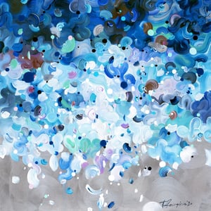 Image of Passion de undas - 100x100cm PRINT (framed) 