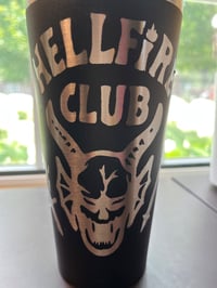 Image 1 of ETCHED BLACK INSULATED TUMBLERS