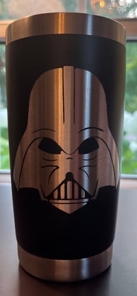 Image 3 of ETCHED BLACK INSULATED TUMBLERS