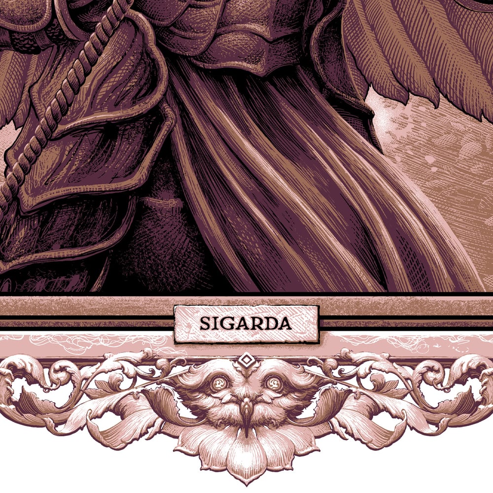 Image of Sigarda: Magic the Gathering art print