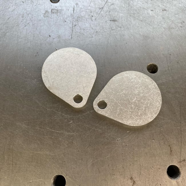 Shovelhead exhaust block off plate