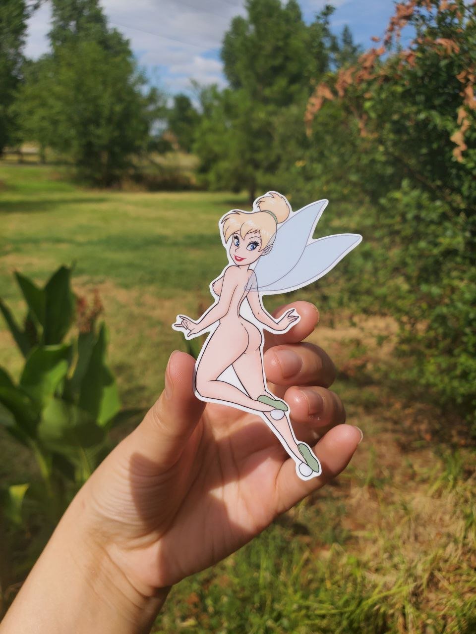 Image of Sexy Tinker Fairy Looking Back Sticker