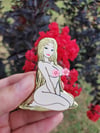 Sexy Long Haired Princess Fantasy Pin, Rapunzel Pin