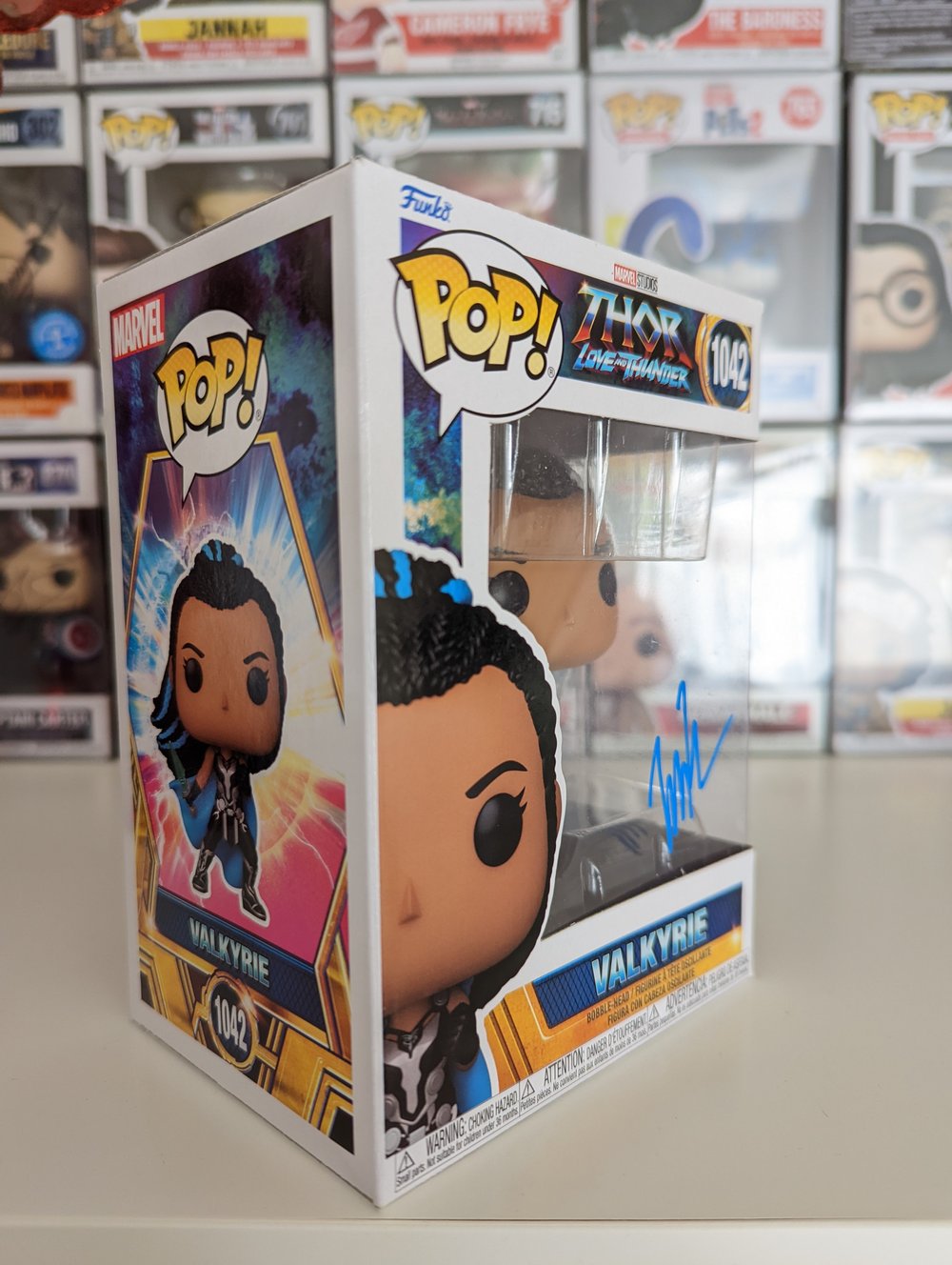 Tessa Thompson Valkyrie Signed Thor Love & Thunder Pop
