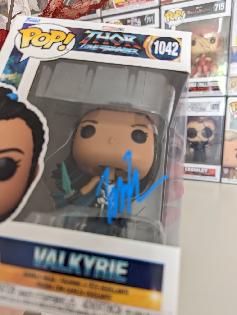 Tessa Thompson Valkyrie Signed Thor Love & Thunder Pop