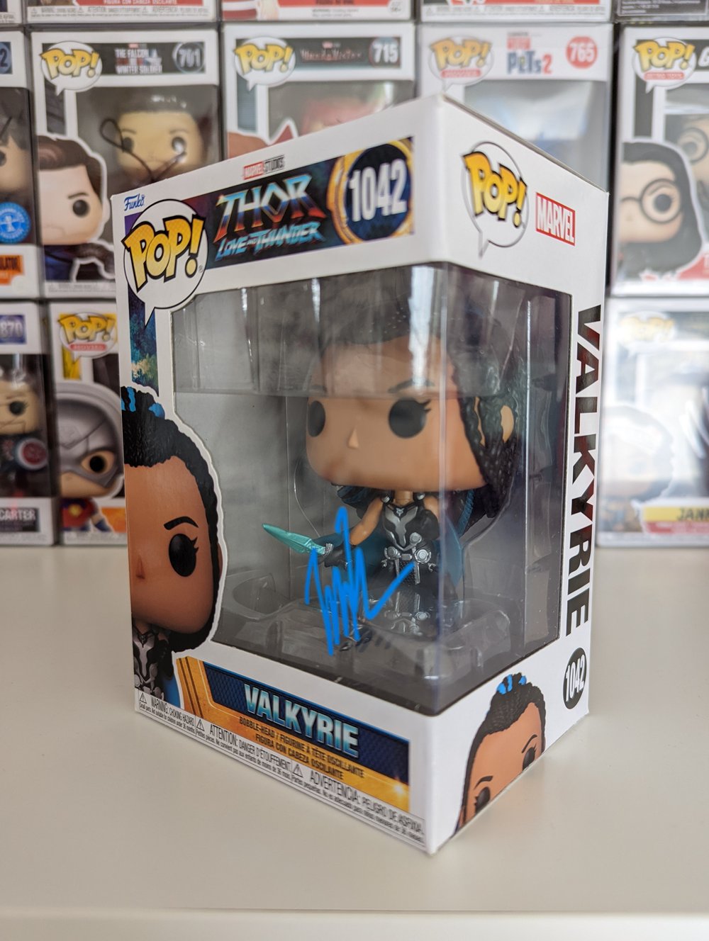 Tessa Thompson Valkyrie Signed Thor Love & Thunder Pop