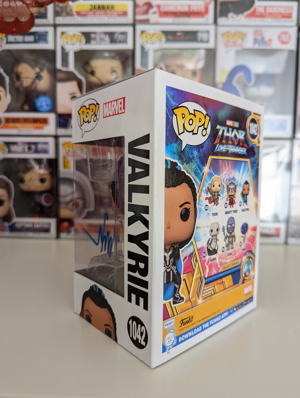 Tessa Thompson Valkyrie Signed Thor Love & Thunder Pop