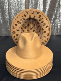 Image 1 of TAN inspired designer bottom Fedora 