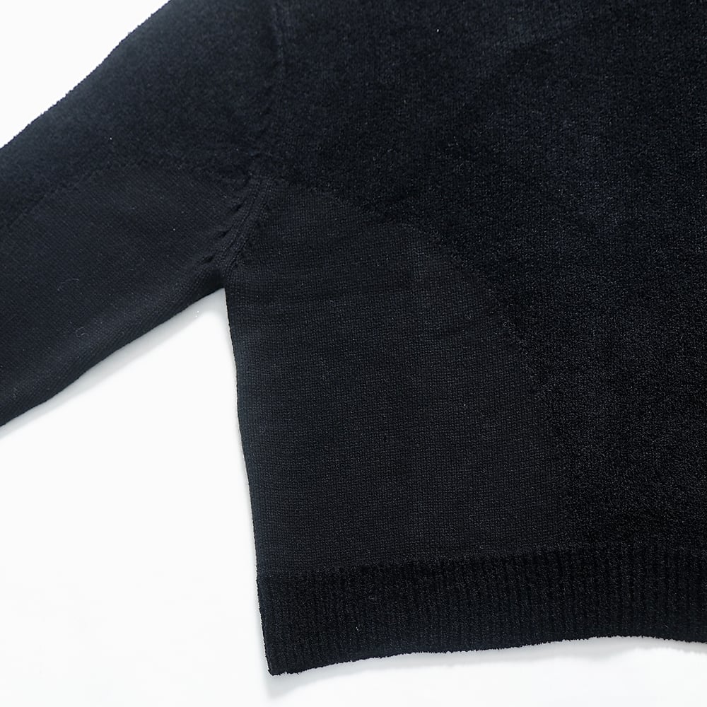 Image of Contrast Boucle Knit 