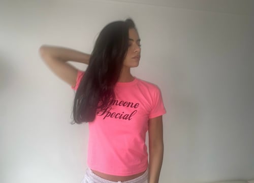 Image of Someone Special Acid Pink Tee 