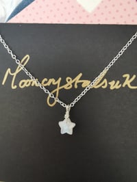 Image 1 of Moonstone star pendant