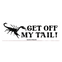 Image 1 of Get Off My Tail! Bumper Sticker