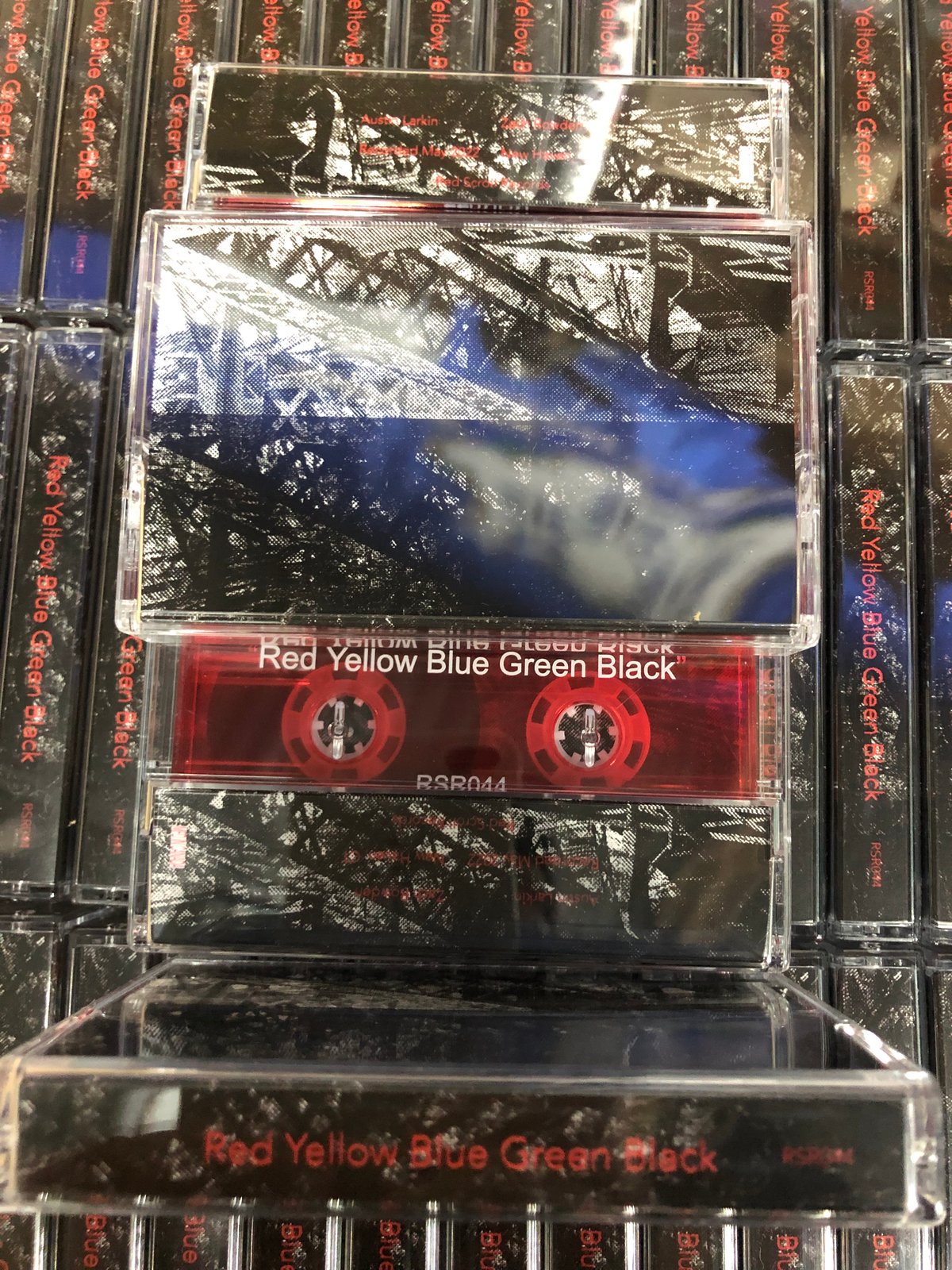 Image of [RSR044] Red Yellow Blue Green Black (self-titled) Cassette