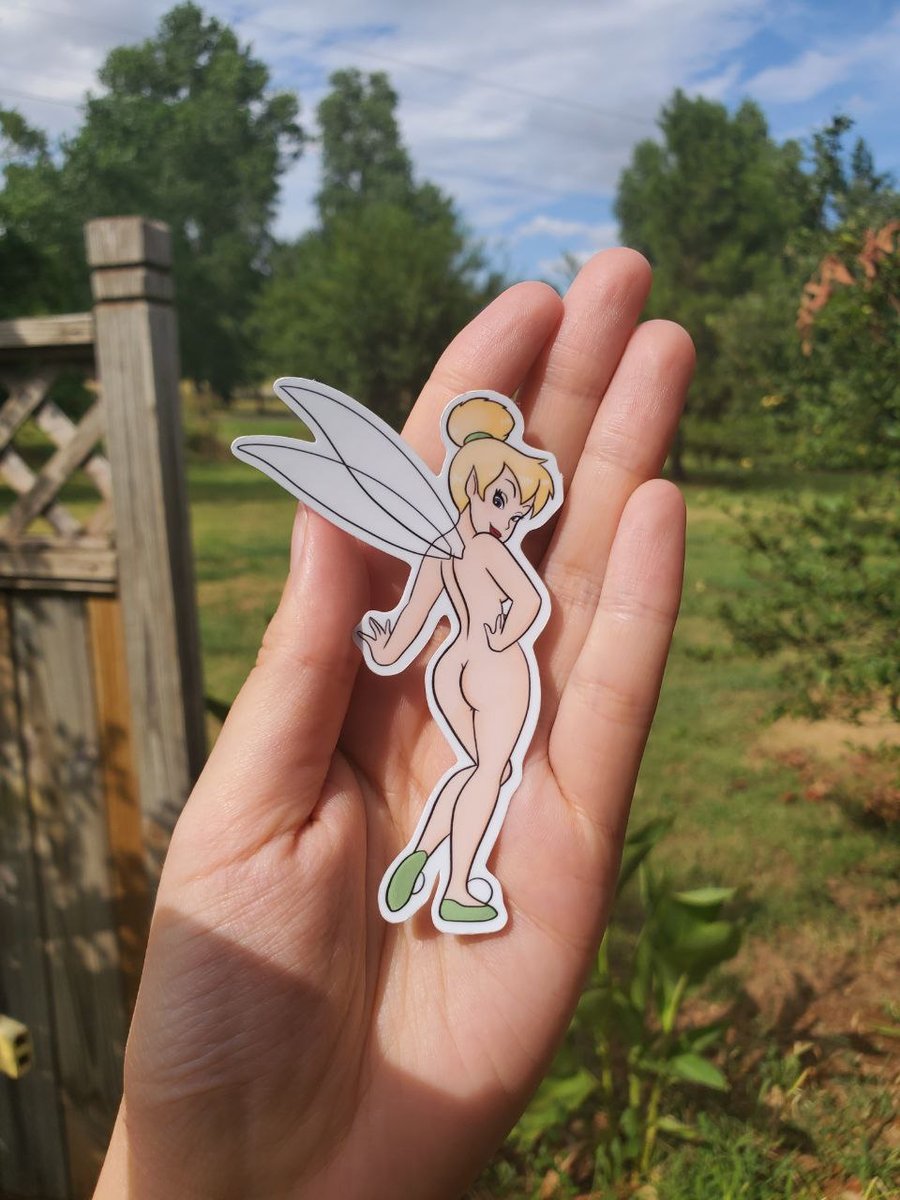 Image of Sexy Tinker Fairy Sticker, Cute Kinkerbell Pinup Decal