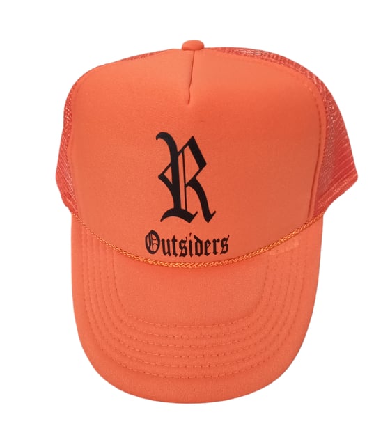 Image of Rebel Outsiders " Orange " Trucker Hats 