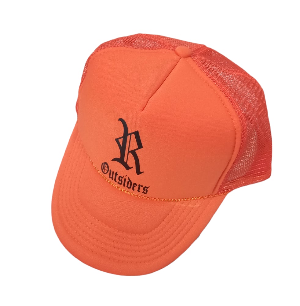 Image of Rebel Outsiders " Orange " Trucker Hats 