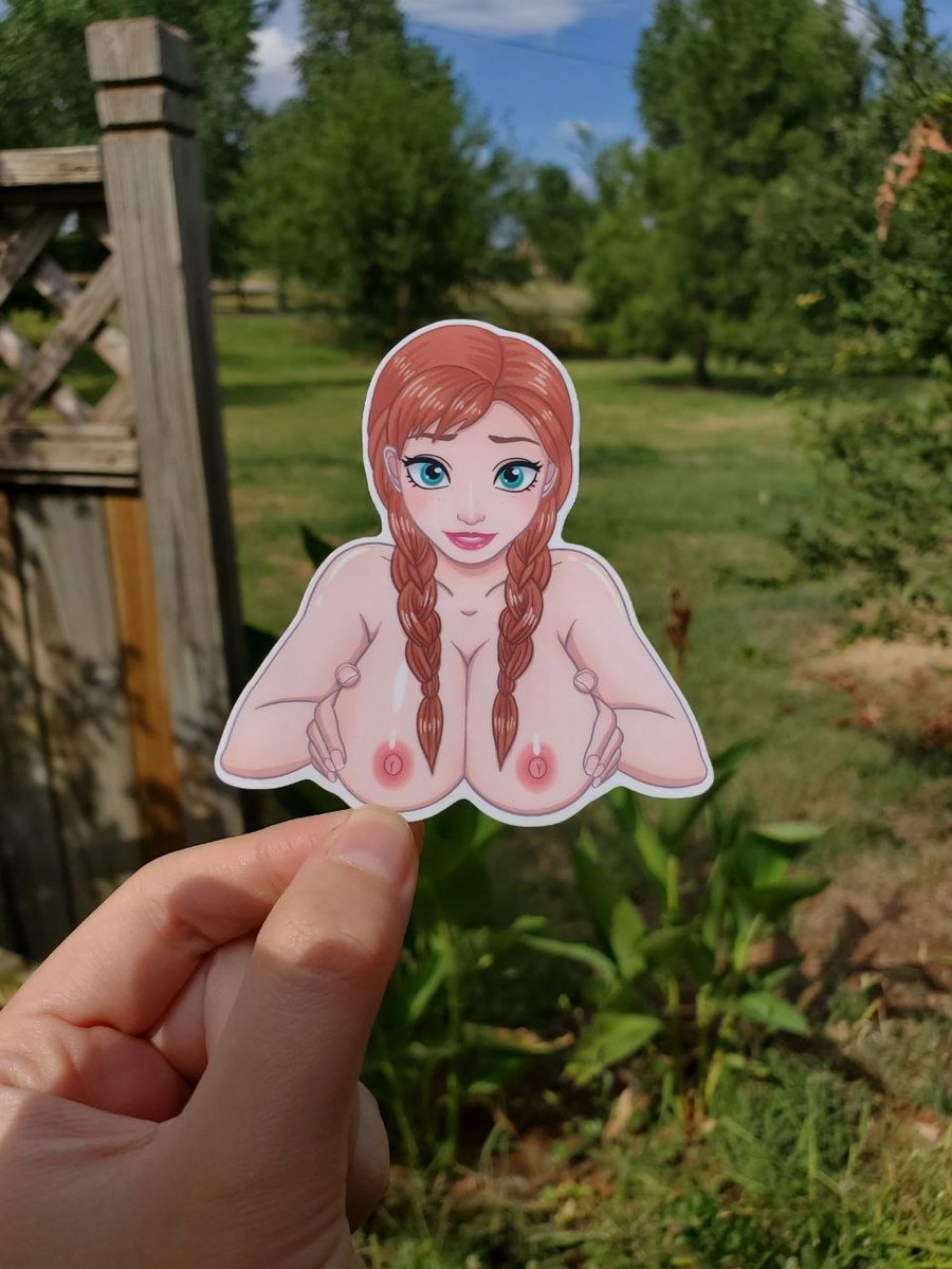 Image of Sexy Twin Sister Decal, Sexy Younger Sister Anna Pinup Sticker