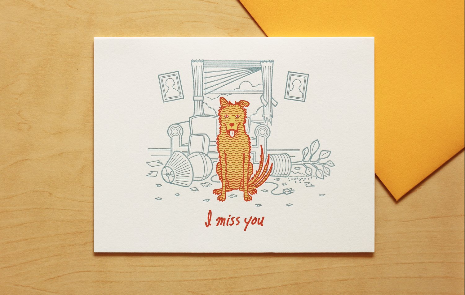 Image of HOME ALONE "I MISS YOU" Card