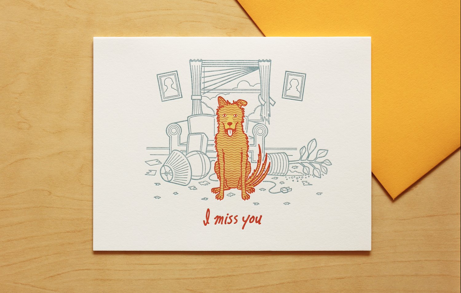 Image of HOME ALONE "I MISS YOU" Card
