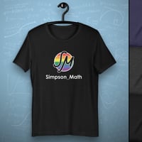 Image 1 of Simpson_Math Rainbow Logo Shirt