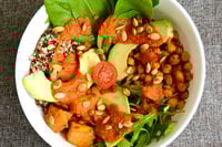 Bowl de Garbanzos Rostizados