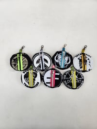 Image 1 of Punk Rock circle keychain pouch