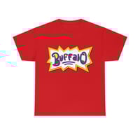Image 2 of Bufrats Football Front and Back Print Unisex Heavy Cotton Tee