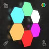  Hexagon Lights | Premium Set of LED Wall Lights | Modular, Touch-Sensitive and Remote-Controlled 