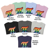 Image 2 of Rainbow Pi T-Shirt