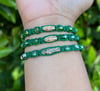 Green Virgencita/San Judas Bracelet 