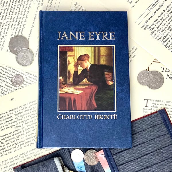 Image of Jane Eyre Blue Book Wallet