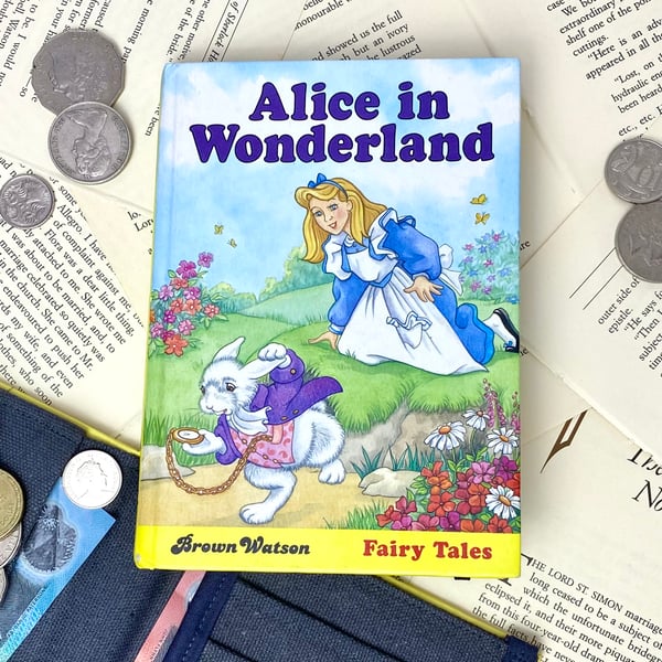 Image of Alice in Wonderland, Book Wallet