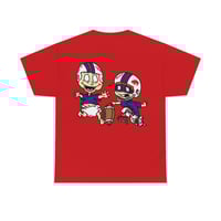 Image 3 of Bufrats Football Front and Back Print Unisex Heavy Cotton Tee