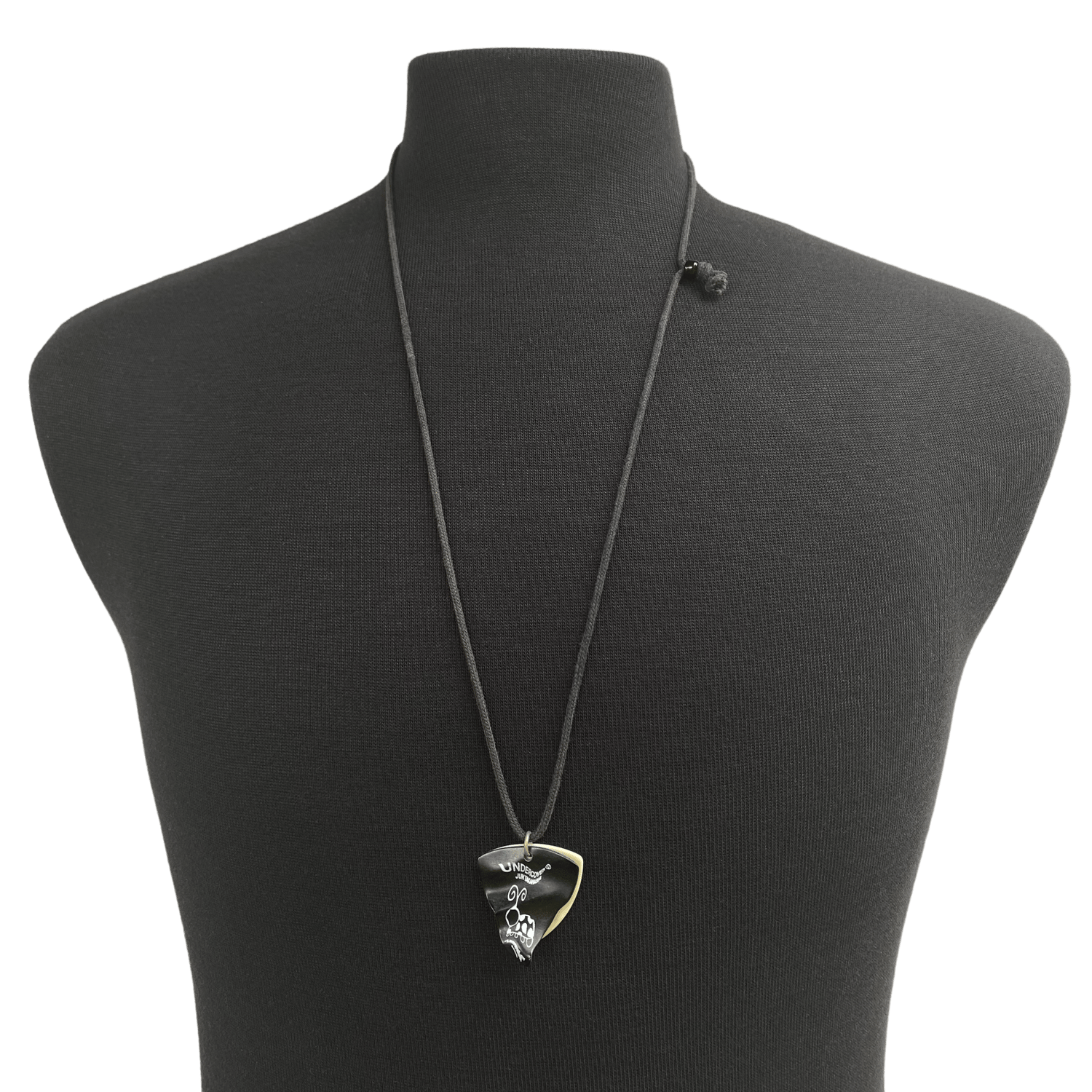 undercover silver pick necklace-
