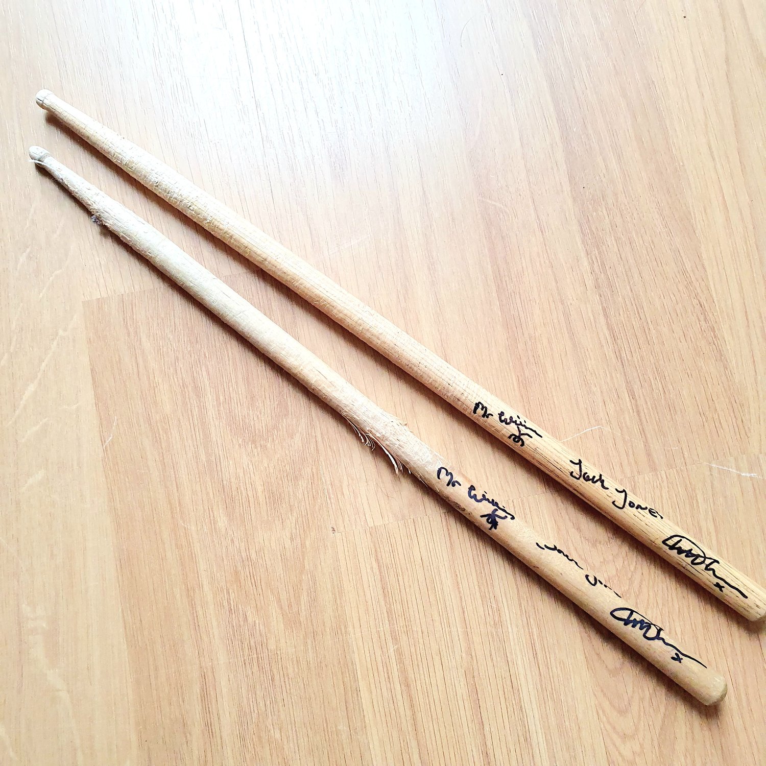 Image of Signed used drum stick (one individual stick)