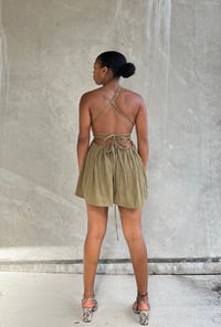 Image 2 of YARA MINI DRESS | OLIVE