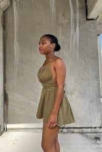 Image 5 of YARA MINI DRESS | OLIVE