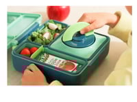 Image 2 of OmieBox V2 Hot and Cold Lunch Box Green Meadow