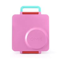 Image 1 of OmieBox V2 Hot and Cold Lunch Box Pink Berry