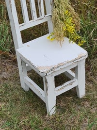 Image 4 of Wooden chair  white