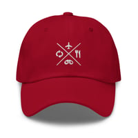 Image 2 of Travel Eat Discover Repeat | Unstructured Classic Dad Cap