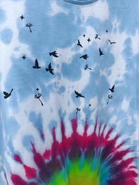 Image 3 of Aqua rainbow skies with birds 