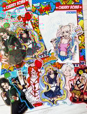 Image of Cherry bomb sticker pack