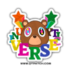 Graduation Bear Universecity Waterproof Sticker