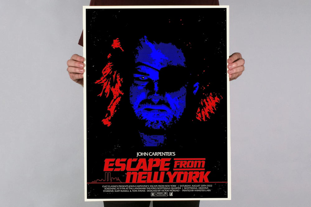 ESCAPE FROM NEW YORK - 18 X 24 - Limited Edition Screenprint Movie Poster