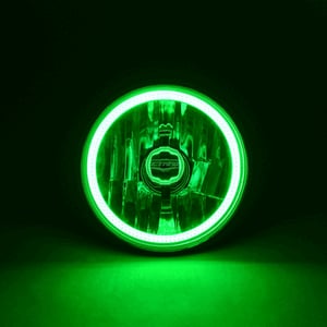 Image of 5-3/4 GREEN COB SOLID HALO SET (4) (SELECT FROM DROP DOWN BOX)