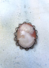 Image 4 of Antique Victorian Rolled Gold Cameo Brooch.
