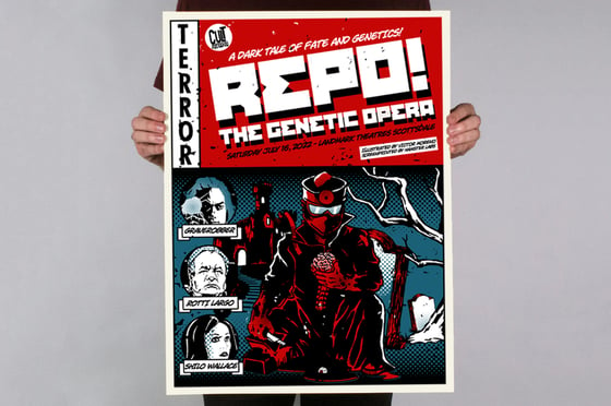 Image of REPO! THE GENETIC OPERA - 18 X 24 - Limited Edition Screenprint Movie Poster